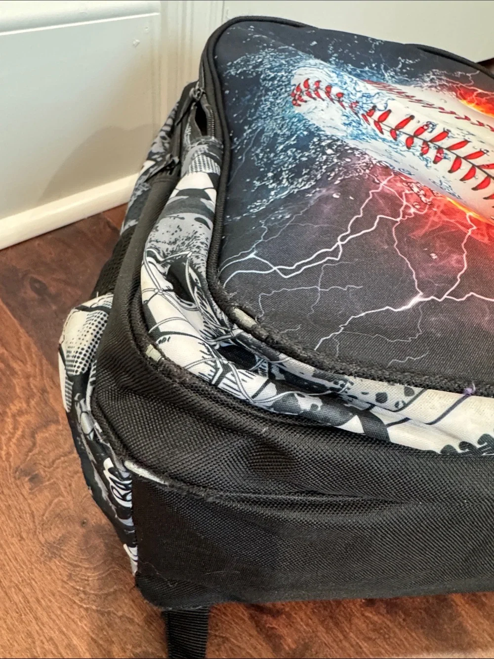 Boys 3-Piece Backpack School Bag Back To School Baseball Lunch Bag & Pencil Case